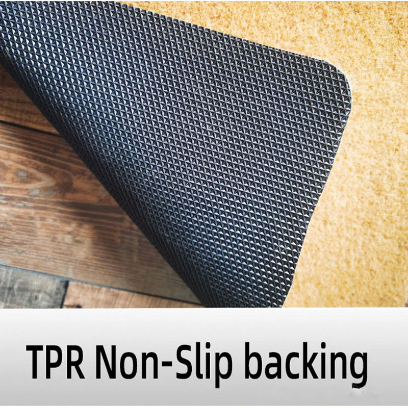 Personalized We Loved Because He First Loved Us 1 John 4:19 Doormat with Custom Name Valentines Day Decor Non-Slip Durable Welcome Mat Religious Gift