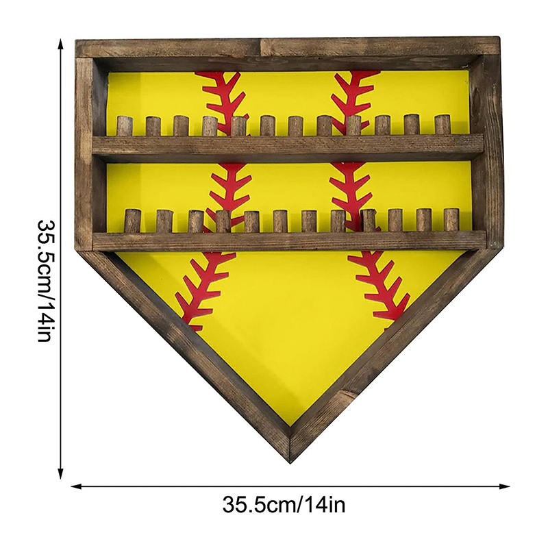 Personalized Softball Home Plate Championship Ring Display for Softball Stars
