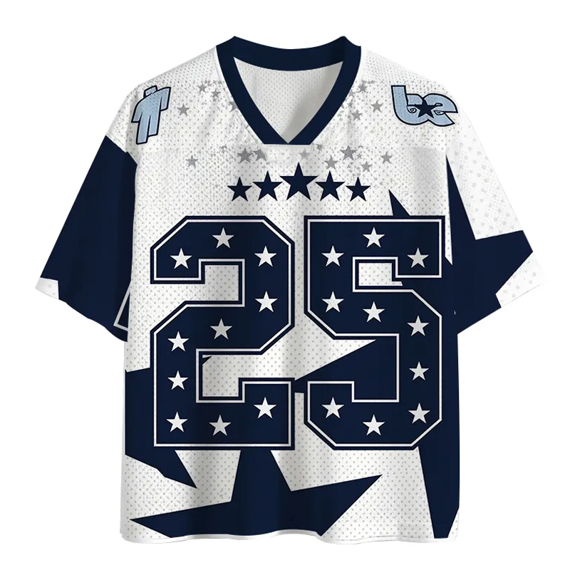 Personalized Trendy Athletic Mesh Jersey Custom Name and Number for Sports Lover