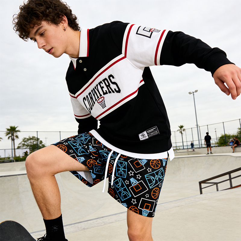 Personalized Basketball Court Print Shorts for Streetball Enthusiasts and Basketball Fans