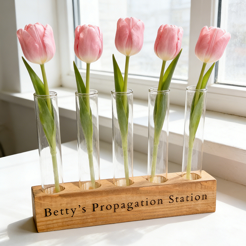 Personalized Custom Name Plant Propagation Station Custom Plant Gift for Plant Parents