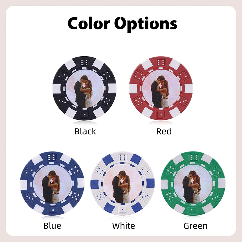 Personalized Wedding Poker Chips Set Custom Poker Chips With Photo Engagement Keepsake Drink Tokens Vegas Casino Party Favors Gift