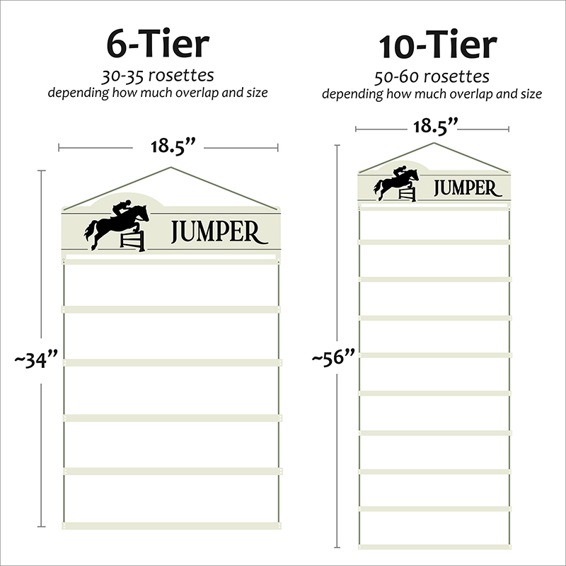 Personalized Equestrian Ribbon Display Rack with Name Horse Show Ribbon Holder Wall-Mounted Award Rack Gift for Horse Lover Rider