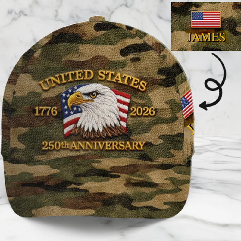 Personalized America 250th All Over Print Classic Cap Anniversary Gifts For Women Men Freedom Is Our Legacy