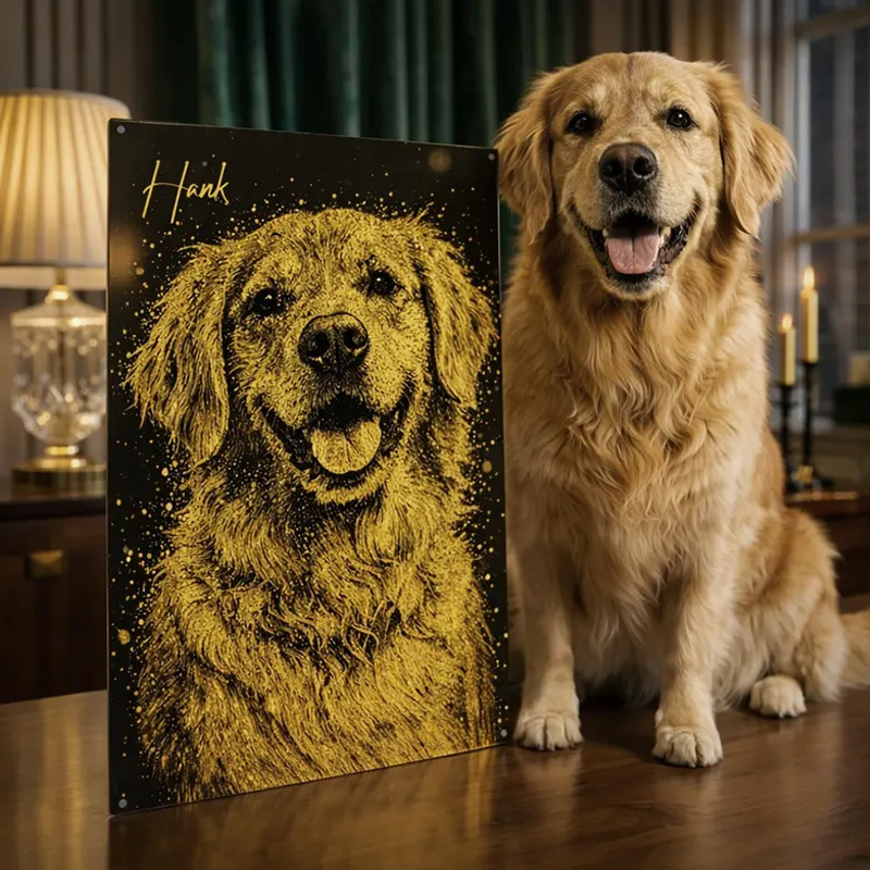 Personalized Pet Gift Custom Dog Portrait Pet Memorial Gift Custom Gift Portrait from Photo Custom Cat Painting Anniversary Gift Pet Art Wall Decor