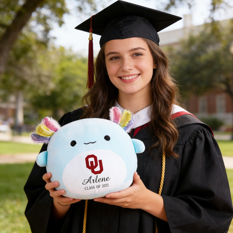 Personalized Squishmallow Class of 2026 Graduation Gift Graduation Squishmallow Graduation University Plush Gift for Graduates Graduation Keepsake