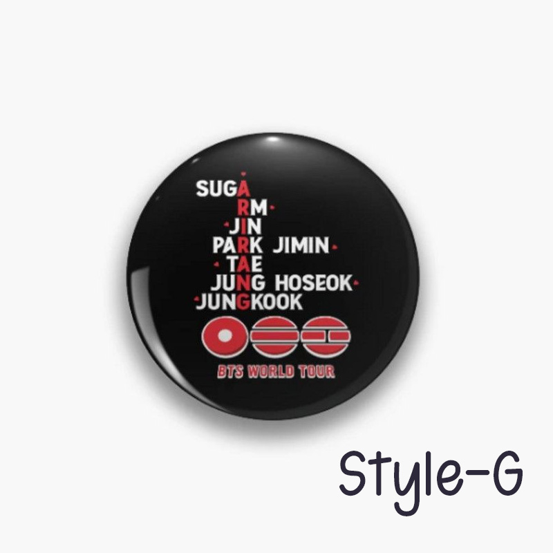 Kpop  Logo Brooch Creative Gift for Music Lovers Unique Accessory Kpop Fans Brooch