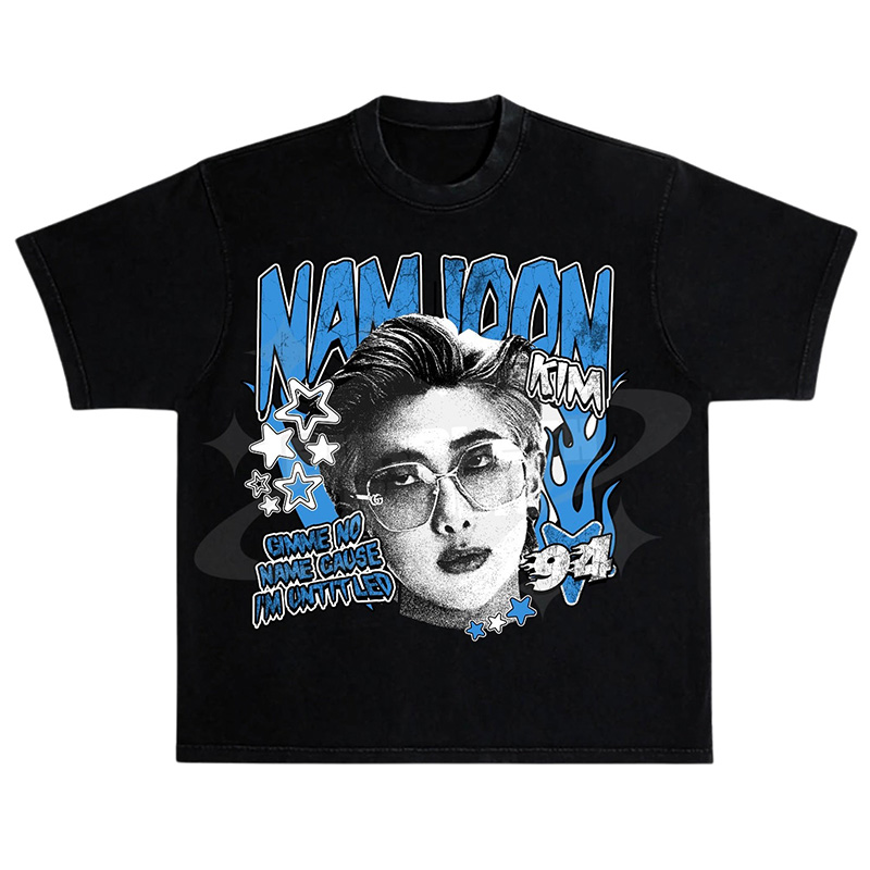 Kpop World Mature Girl Arirang World Crew Neck Washed T-Shirt Gift For Fans