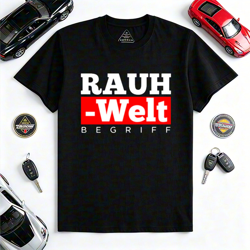 Rauh-Welt Begriff RWB Car Tuning Culture Crew Neck Short Sleeve Tee for Automotive & Porsche Enthusiasts