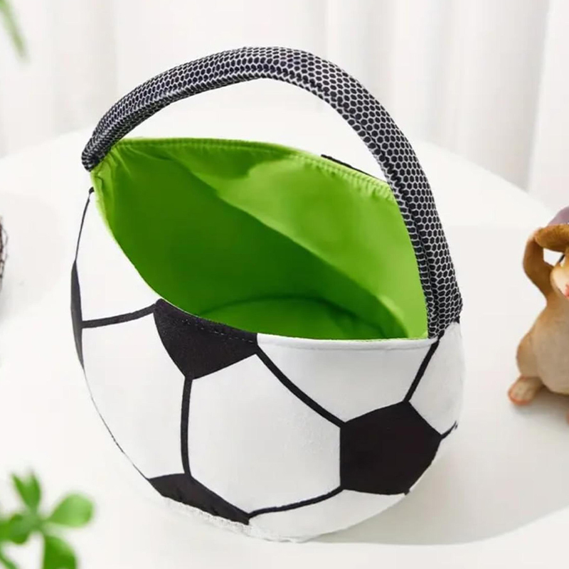 Personalized Soccer Easter Basket with Custom Name for Kids and Sports Fans Easter Gift