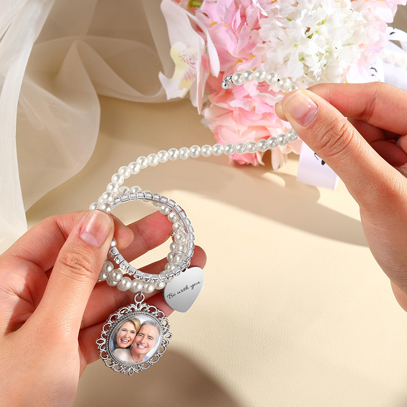 Personalized Bridal Wedding Bouquet Charm Wedding Bouquet Charm Wedding Memorial Gift Bridal Shower Gift Wrapping Around Bouquet Charm