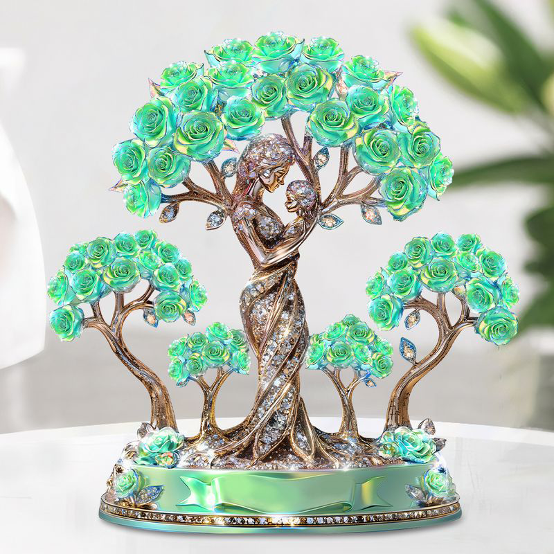 Personalized Mother The Love Between Mother and Her Kids Shaped Acrylic Plaque Unique Gift for Grandma Mom