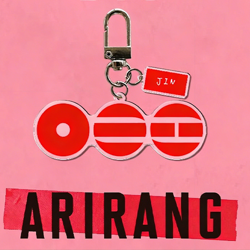 Personalized 2026 World Tour ARIRANG Acrylic Keychain with Member Name Tag for ARMY