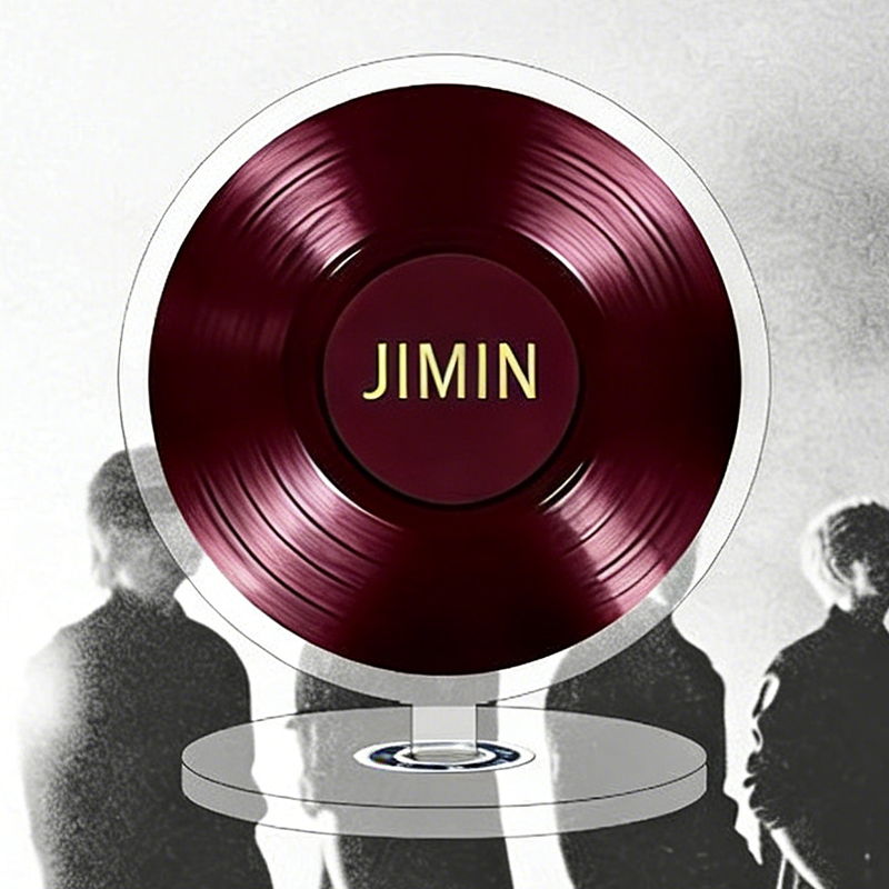 personalized Arirang Records Keychain K-pop Fan Keychain Acrylic Record Keyring Fandom Gift for Lovers Players Adult Youth