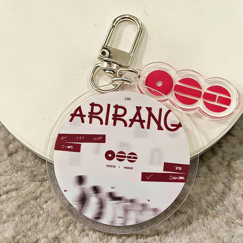 Personalized K-pop Album Keychain Arirang Vinyl Keychain Gift for ARMY