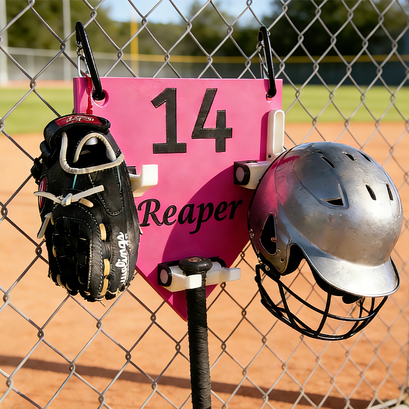 Personalized 3D Printed Dugout Organizer for Baseball and Softball Players   
