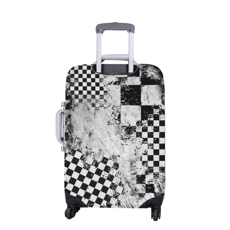 Personalized Basketball Luggage Cover with Bold Player Silhouette and Name for Basketball Enthusiasts