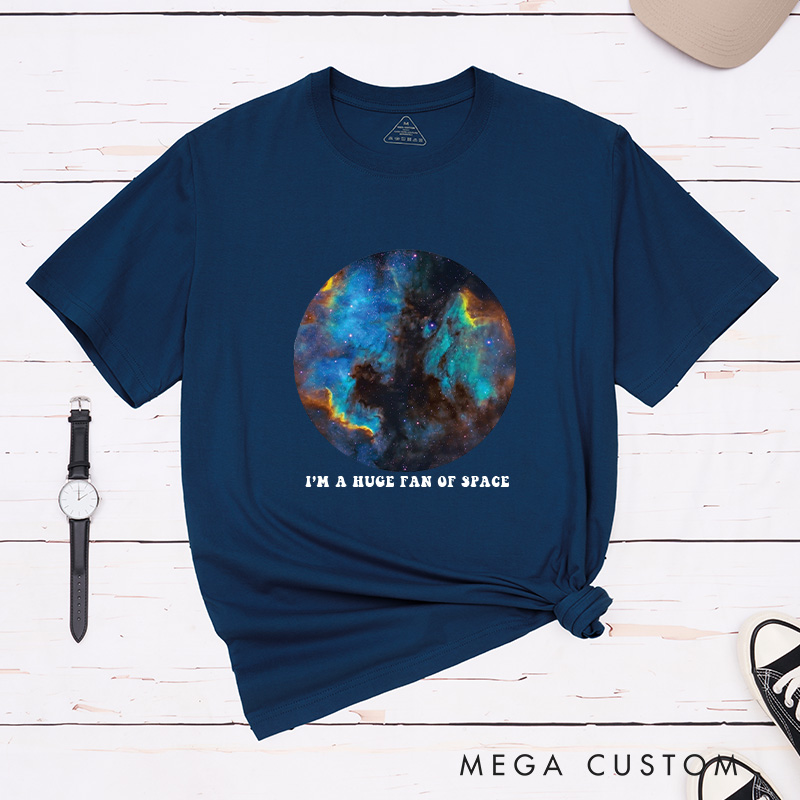Personalized Solar System Planet Kid Adult T-shirt with Custom Text for Space Geek Lover