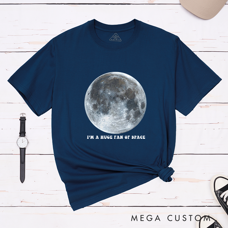 Personalized Solar System Planet Kid Adult T-shirt with Custom Text for Space Geek Lover