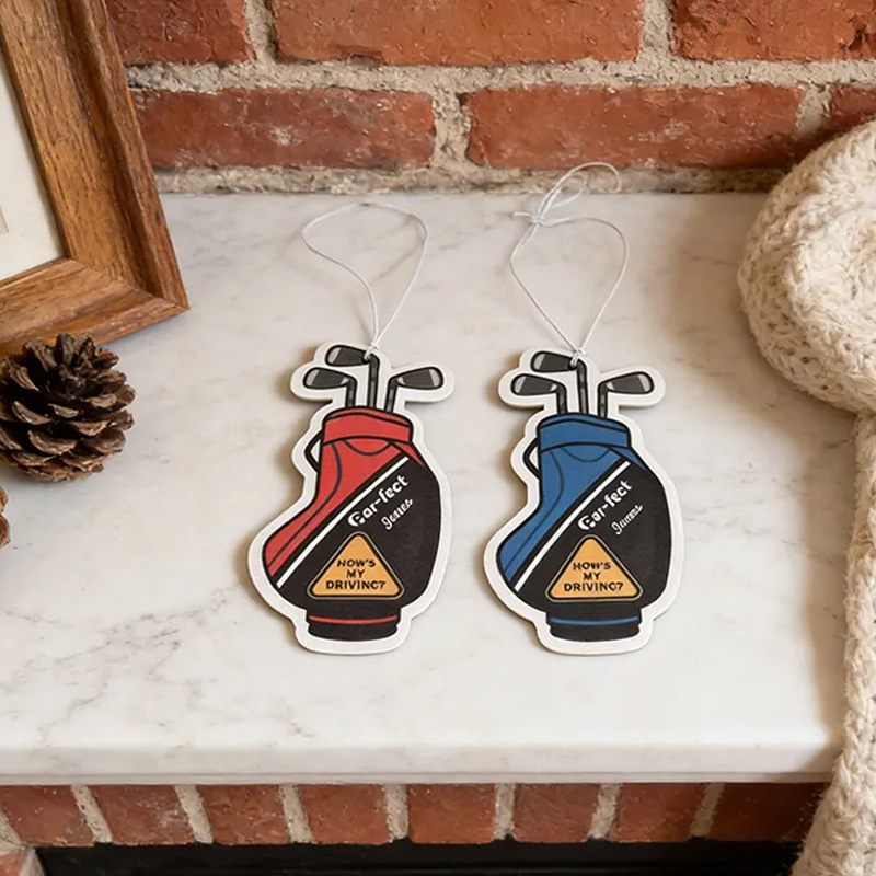 Personalized Golf Air Freshener Novelty Gift for Golfers Car Scent Gift for Golf Lovers