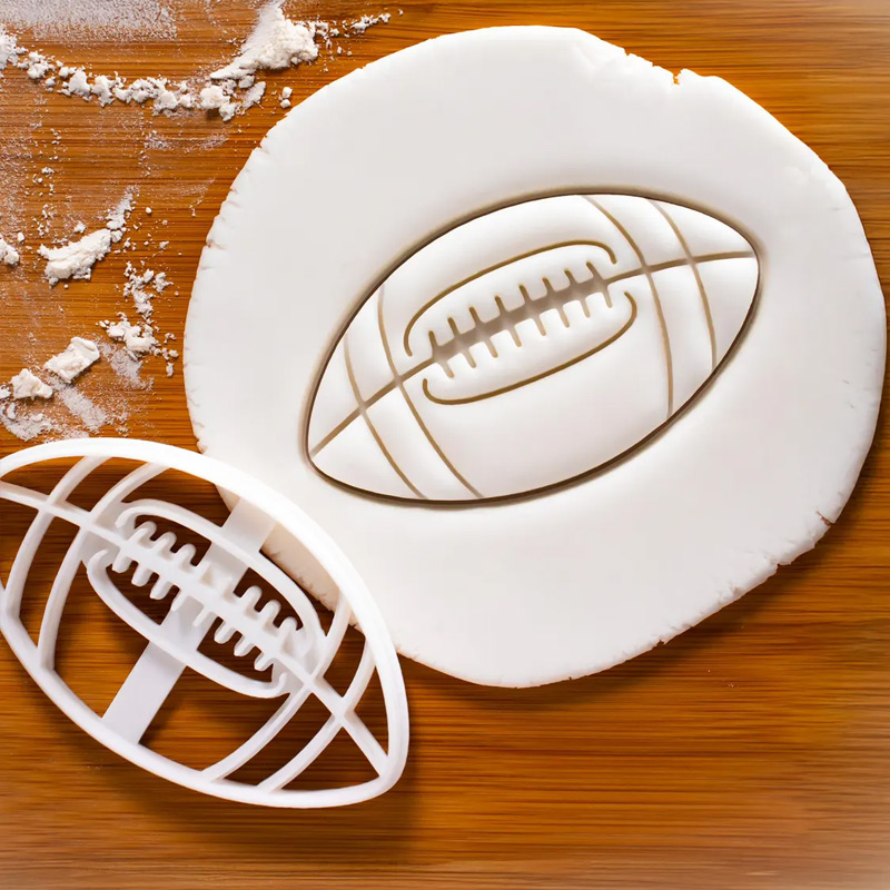 Personalized Sportball Football Helmet Cookie Cutter Sports Shape for Sport Lovers