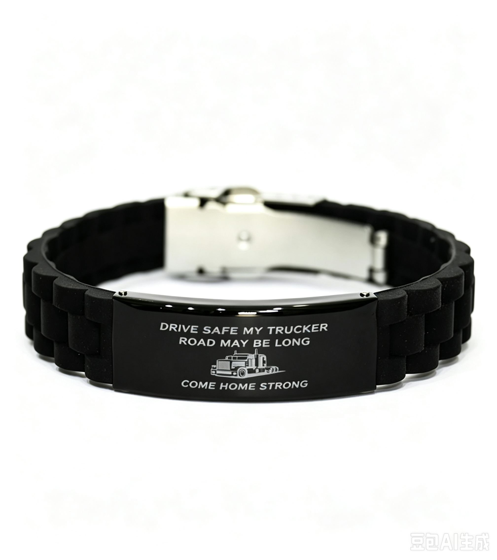 [Copy]Personalized Star of Life Medical Alert ID Bracelet Emergency Jewelry Care Gift for Breast Cancer Woman