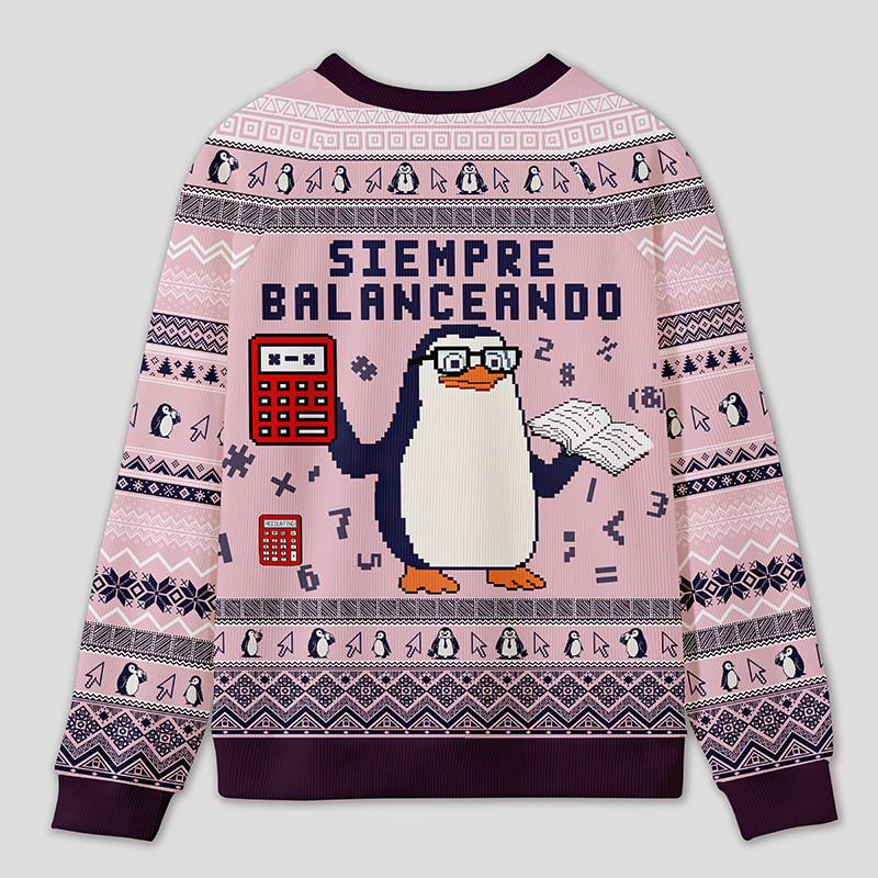 Personalized Finance Golden Goose Parody Ugly Sweater Office Holiday Party Gift for Accountants