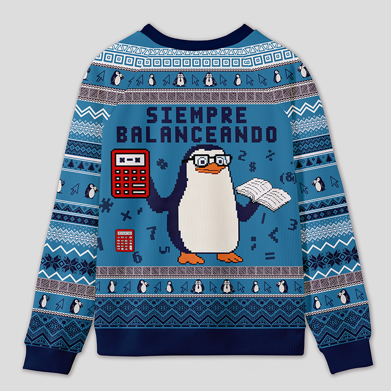 Personalized Finance Golden Goose Parody Ugly Sweater Office Holiday Party Gift for Accountants