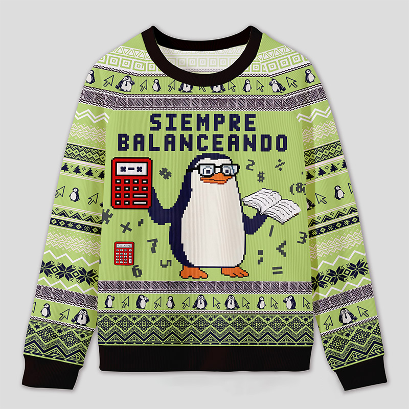 Personalized Finance Golden Goose Parody Ugly Sweater Office Holiday Party Gift for Accountants
