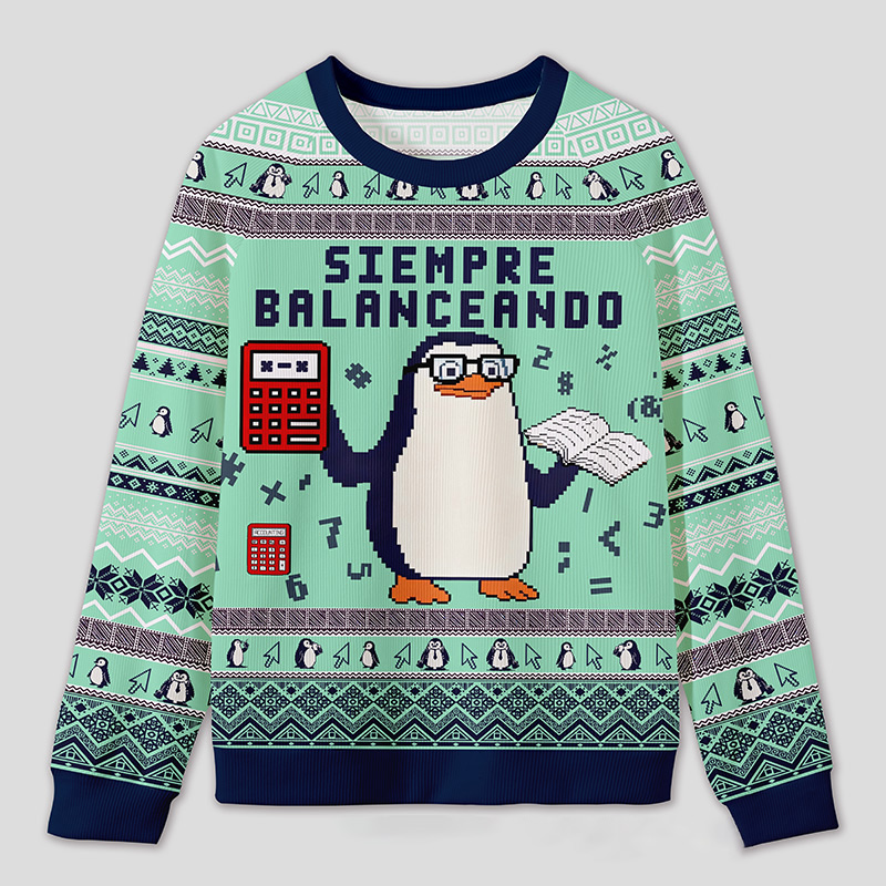 Personalized Finance Golden Goose Parody Ugly Sweater Office Holiday Party Gift for Accountants