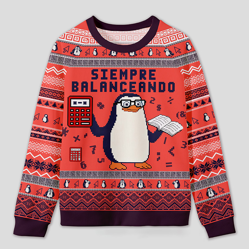 Personalized Finance Golden Goose Parody Ugly Sweater Office Holiday Party Gift for Accountants