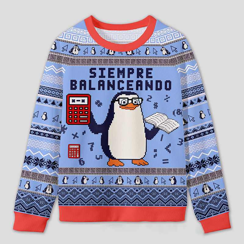 Personalized Finance Golden Goose Parody Ugly Sweater Office Holiday Party Gift for Accountants