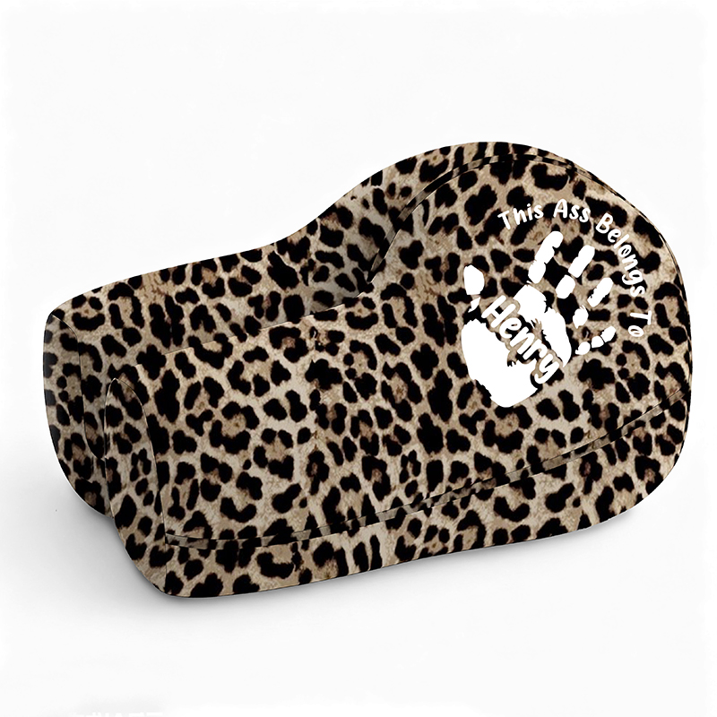 Personalized Butt Shaped Pillow Comfort Throw Pillow Custom Funny Cushion with Name Relieve Pressure Gift for Couples Boyfriend Girlfriend or Anniversary Decor