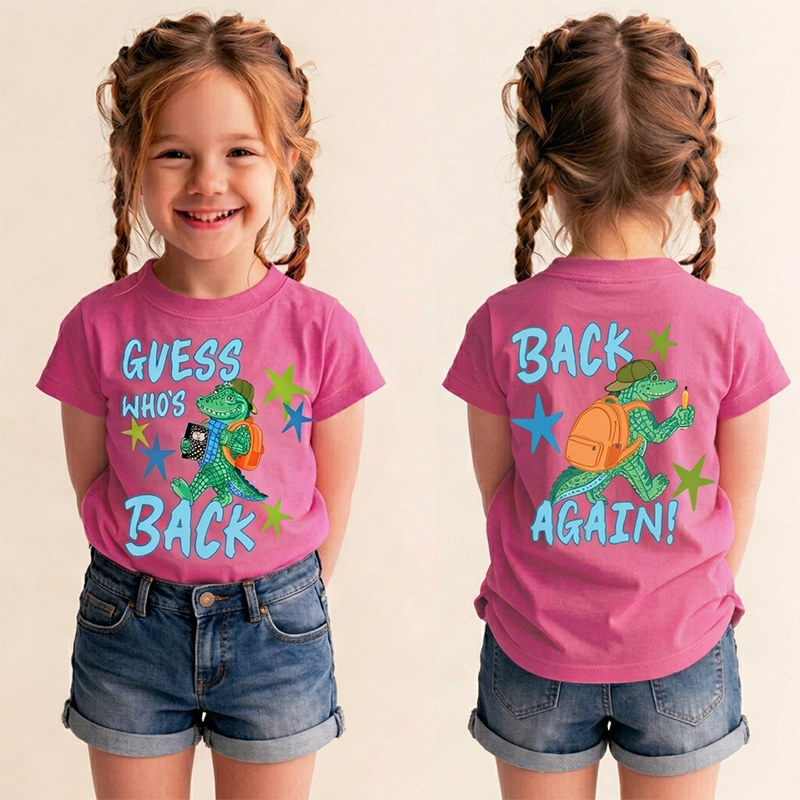 Guess Who's Back Gator Kids Shirts Back To School Shirt First Day Of School Shirts
