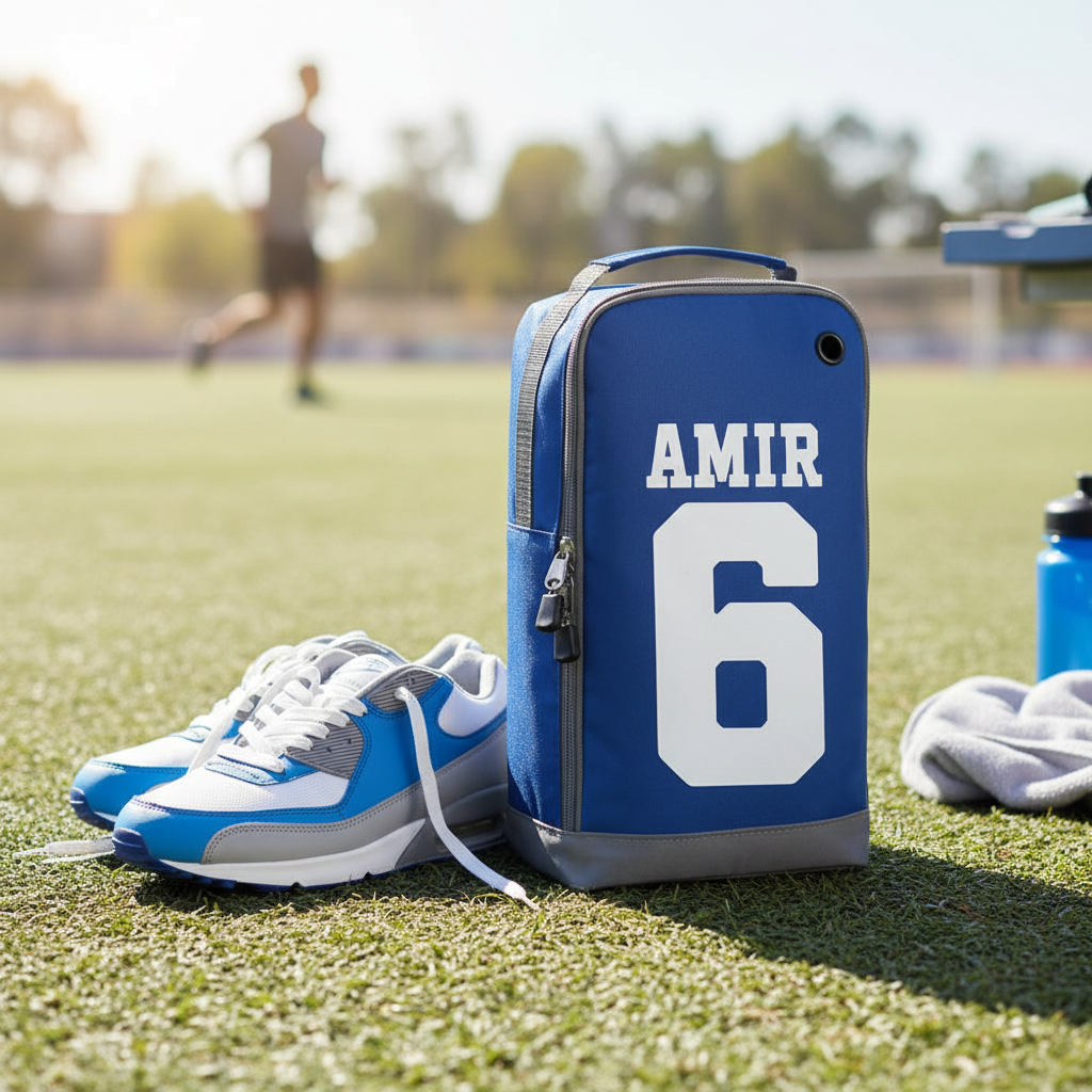 Personalised Football Boot Bag with Name Custom Football Bag for Kids Soccer Boot Gym Kit Bags Soccer Bag Customised Football Lover Gift for kids