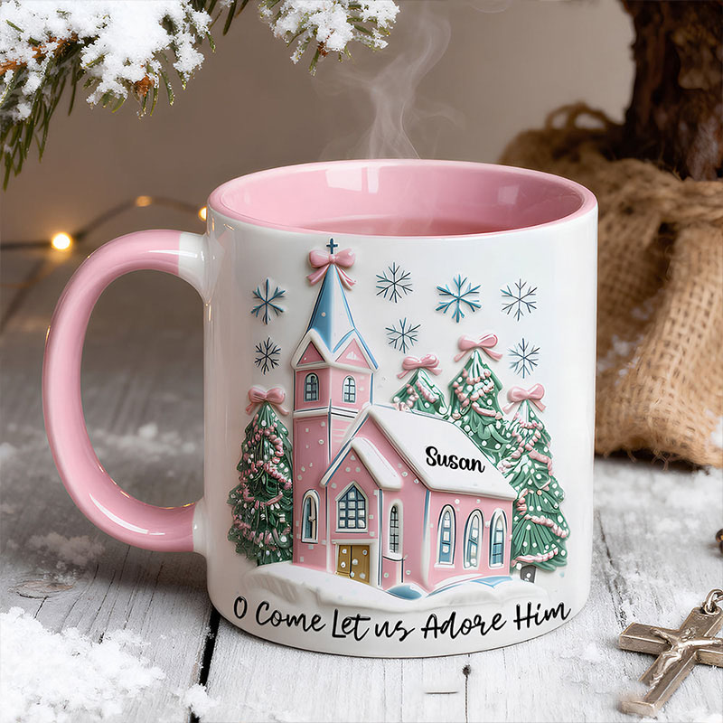 Personalized God is so Much Bigger Ceramic Mug with Name Religious Inspirational Gift Christian Gift for Women and Girls Sale-megacustom