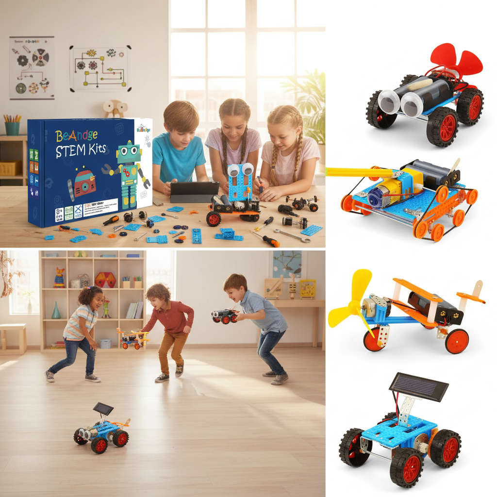 STEM Kits for Kids Crafts Boys Gifts Toys for 6 7 8 Year Old Boy Birthday Gift Ideas STEM Toys Crafts Robotics Science Kits Activities Robot Building Age 8-10 9 10 11 12 13 14