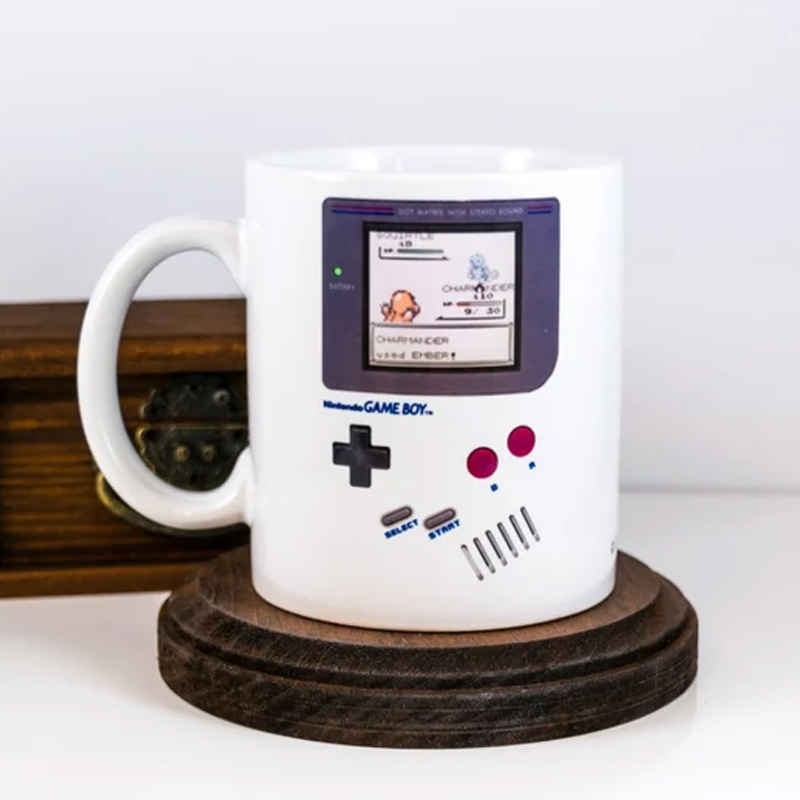 Personalized Gameboy Video Game Mug Coffee Cup for Nerdy Geek Lover