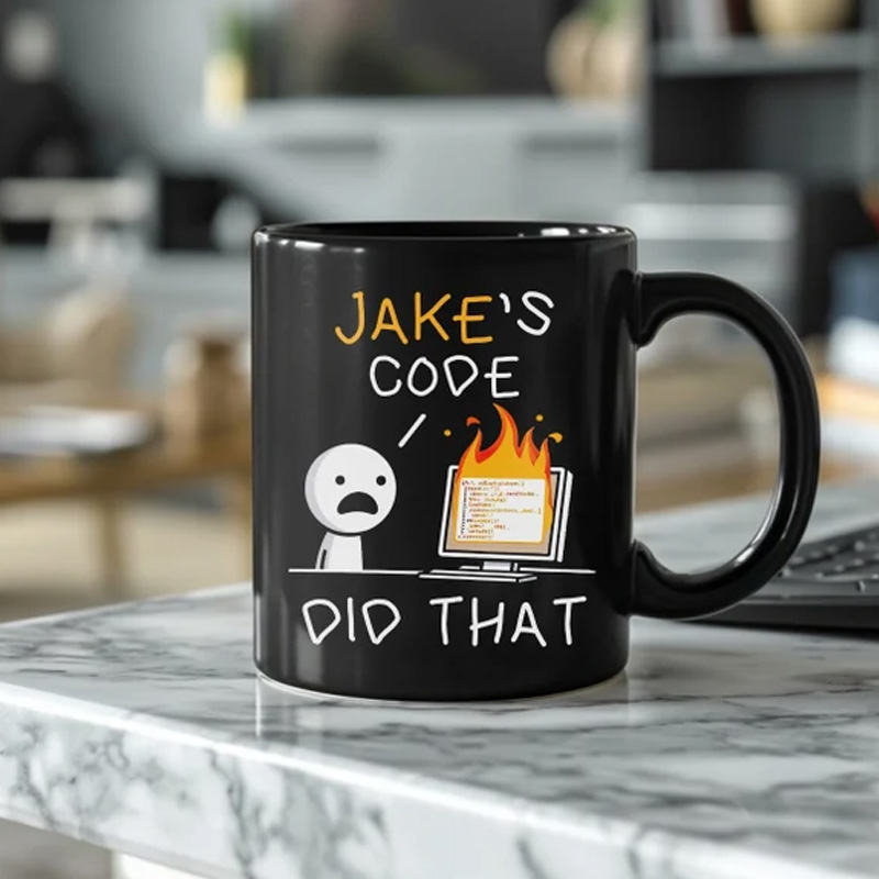 Personalized Coding Programmer Tech Humor Office Coding Gift for Geek Lover