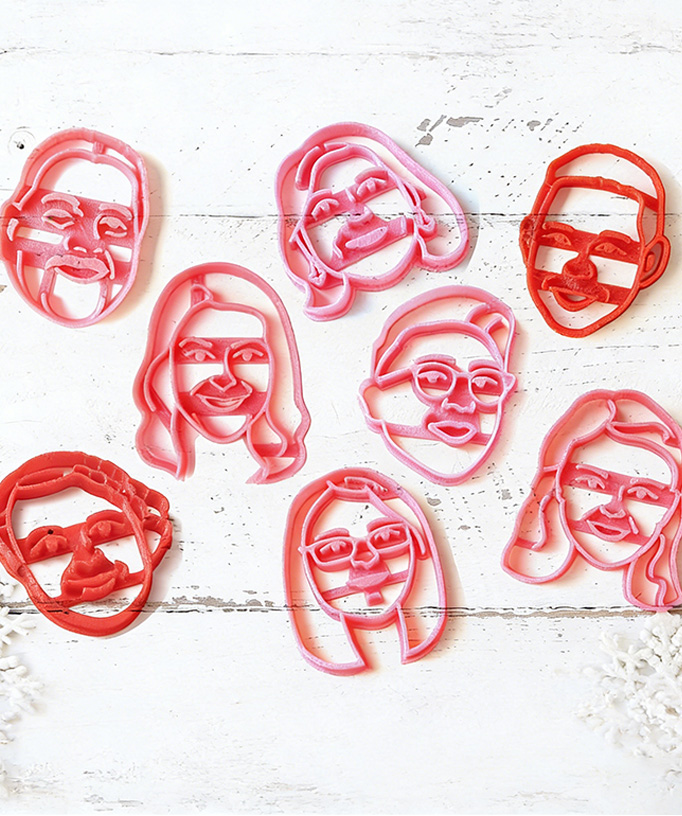 Personalized Face Photo Cookie Cutter Wedding Cookie Gift Bride and Groom Face Photo Gift Face Cookie Cutter Wedding Party Favors