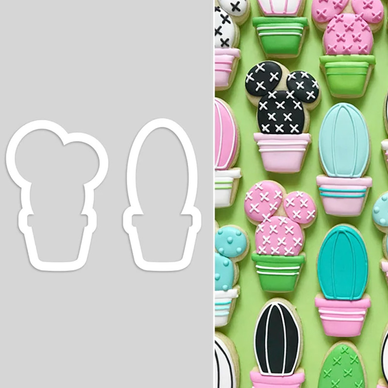 Personalized Cactus Cowboy Western Cookie Cutter Gift For Horse Lover Barn Owner Cutter 3D Printed Baking Supplies Fondant Tool Craft Stamp for Equestrian Lover