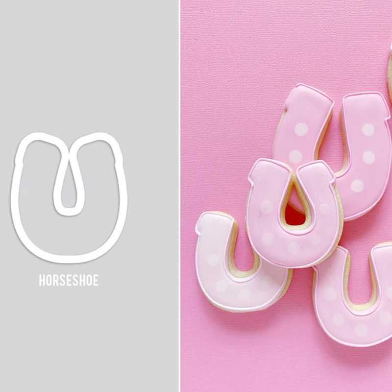 Personalized Cowboy Western Sheriff Star Cookie Cutter Gift For Horse Lover Barn Owner Cutter 3D Printed Baking Supplies Fondant Tool Craft Stamp for Equestrian Lover