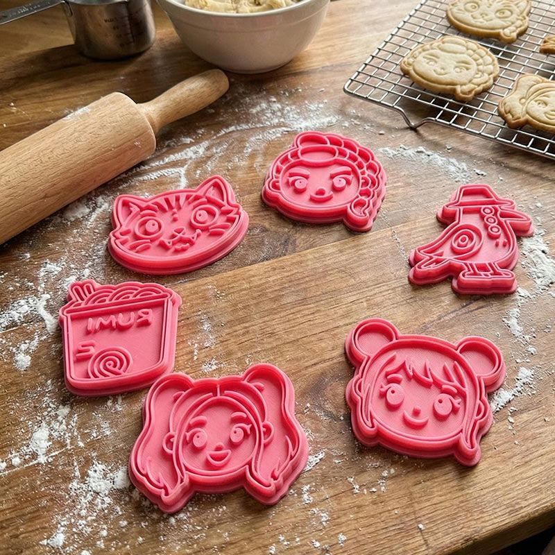 Personalized Kpop Demon Hunter Cookie Cutters and Stamps Biscuit Molds Baking Lover Gifts