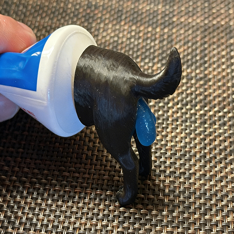 Personalized 3D Printed Dog Butt Toothpaste Pooper Top Quirky Gag Gift Funny Dog Butt Toothpaste Pooper Gift for Him 