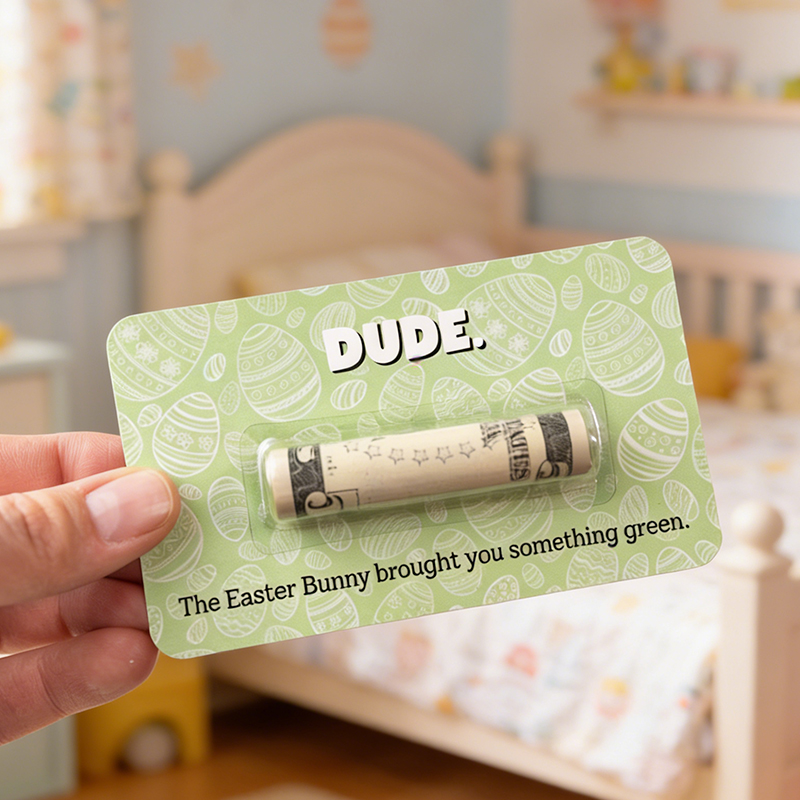 Easter Funny Cash Gift Cute Money Holder Gift for Easter Basket Filler Teen Tween Kids Girl or Boy Clever Gift