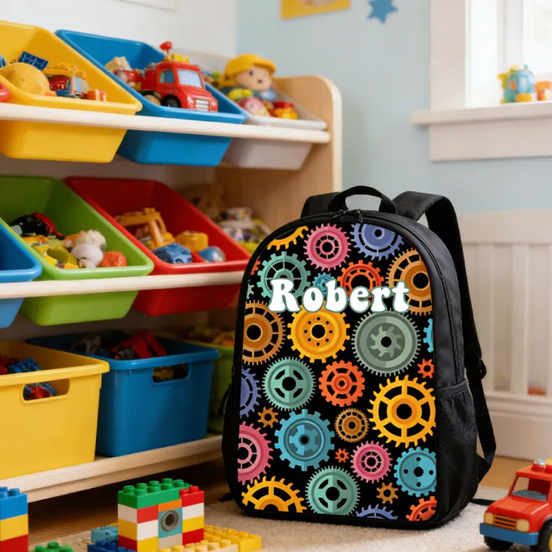 Personalized Custom Name for Kids Back to School Gift Bicycle Kids Boy And Girl Riding Bike for Riding Lovers