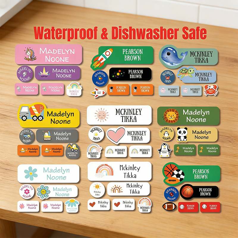 Personalized Waterproof Name Labels  Dishwasher Safe Labels Name Labels For Daycare  Personalized Waterproof Labels  Baby Bottle Labels