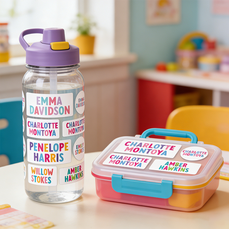 Personalized Waterproof Daycare Labels Dishwasher Safe Stickers  Name Stickers  School Supply  Name Labels Customized Labels Daycare Labels