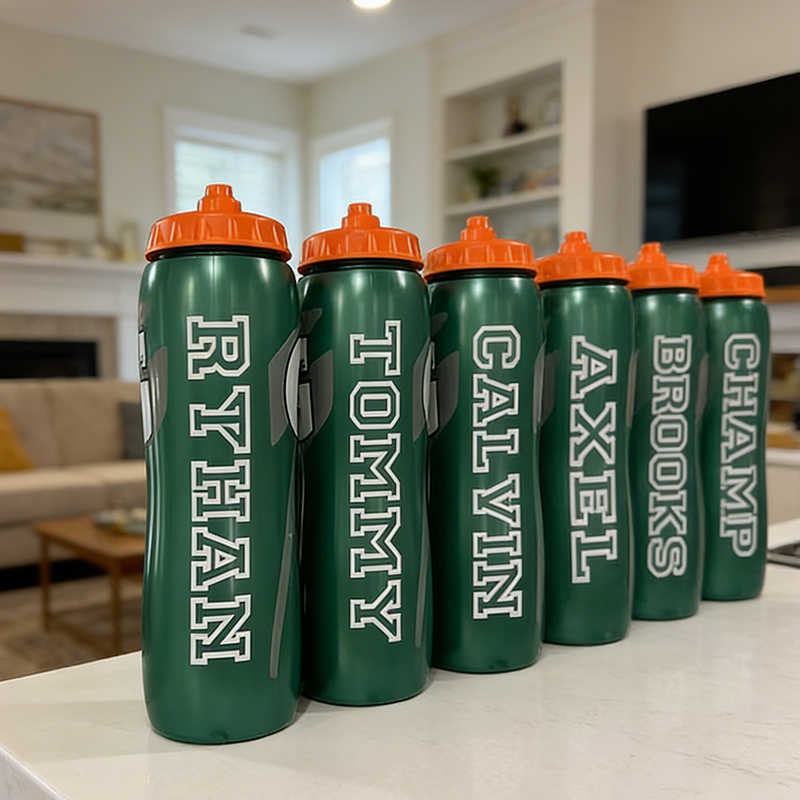 Personalized Custom Gatorade Bottle with Name Team Gift Birthday Party Favor Basketball Football Baseball Soccer Volleyball Lacrosse Hockey