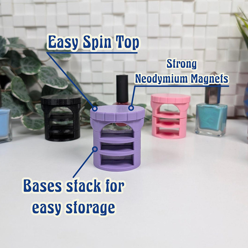 The Perfect Glass Bead Nail Magnetic Tool DIY 3D Bead Nail Art Glass Bead Spinner Nail Hack Magnet